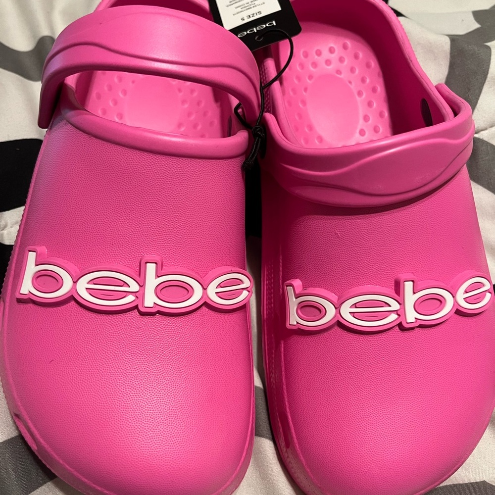 Bebe Pink Clogs